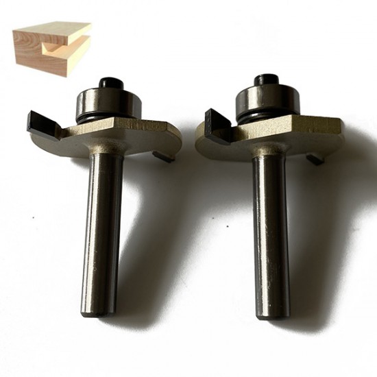 Router Bit Carbide 2 Wing Cutter (Bearing)